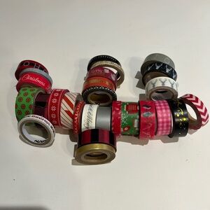 Misc set of Christmas washi tape